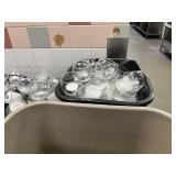 VOTIVE CANDLES IN GLASSES