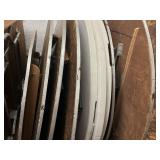 ASSORTED ROUND FOLDING TABLES