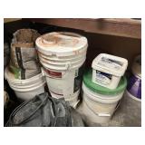 LOT PAINT, CHEMICALS, ETC (UNDER TABLE)