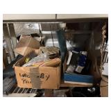 PLASTIC SHELVES WITH UNTAGGED CONTENTS