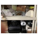 PLASTIC SHELVES WITH UNTAGGED CONTENTS