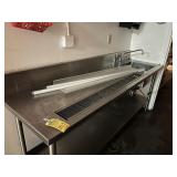 STAINLESS STEEL SINK TABLE WITH DRAINS - 6