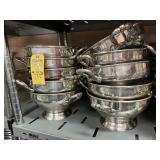 ROUND STAINLESS STEEL SERVING BOWLS