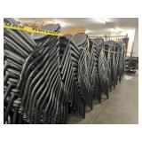 GRAY VINYL STACK CHAIRS