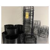 ASSORTED BLACK TABLE DECOR
