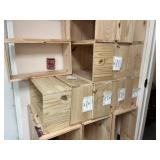 WOOD STACKING BOXES