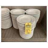 WHITE SALAD PLATES - 9