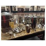 ASSORTED SAMOVARS, PARTS & PIECES