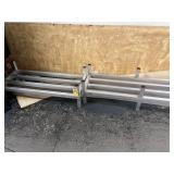 ALUMINUM DUNNAGE RACKS - 2- LARGE / 2- SMALL