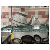 ASSORTED POTS, PANS, ETC