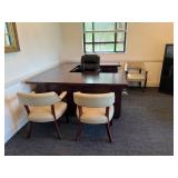 LOT OFFICE SUITE - U-SHAPE DESK / SIDE TABLE / 8 C