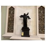 STATUES - CHILD WITH CHICKEN / CHILD WITH FISHING