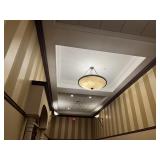 DOME LOOK CHANDELIER ***BUYER MUST CAP ELECTRIC***