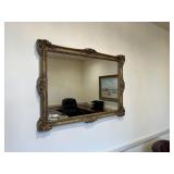 ASSORTED WALL DECOR - MIRROR / 2 FRAMED ARTWORKS O