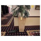 PLANTER WITH ARTIFICIAL PALM TREE - 36