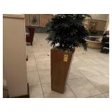 ASSORTED PLANTERS - 1- TALL / 1- SHORT