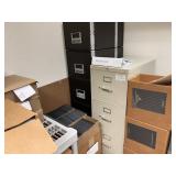 ASSORTED FILE CABINETS, SHELVING UNITS & METAL CAB