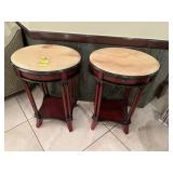 OVAL TOP END TABLES