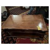 ASSORTED FURNITURE - COFFEE TABLE / WALL TABLE / E