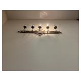 WALL SCONCES WITH 5 BULBS ***BUYER MUST CAP ELECTR