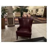 RED LEATHER LIKE CHAIRS