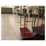 BRASS LUGGAGE CARTS