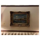 LARGE FRAMED ARTWORK