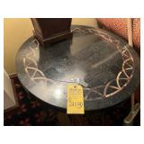 STONE LOOK ROUND END TABLES - 26