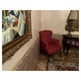 LOT SUITE - 1- MIRROR / 1- BOMBAY TABLE / 2- LAMPS