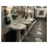 BALANCE OF MENS ROOM - 4- MIRRORS / 3- CRYSTAL CEI