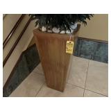 ASSORTED PLANTERS - 1- SHORT / 1- TALL