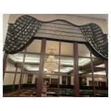 LARGE VALANCES WITH DRAPES