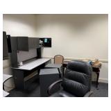 LOT OFFICE SUITE - 2 DESKS / 2 FILE CABINETS / 2 C