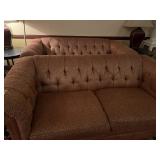 RED TUFTED SOFAS - 78