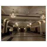 LARGE CRYSTAL CHANDELIERS ***BUYER MUST CAP ELECTR