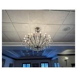 CRYSTAL CHANDELIER ***BUYER MUST CAP ELECTRIC***