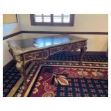 WOOD / GOLD / BLACK DESK