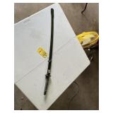 WWII NCO SWORD IN METAL SHEATH - JAPANESE WRITING