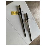 BAYONETS WITH METAL SHEATHS - APPROXIMATELY 24