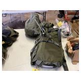 ASSORTED GAS MASKS IN CANVAS BAGS