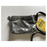 ASSORTED PURSES - SMALL COACH SILVER / GUCCI BLACK