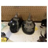 ANTIQUE KAISER STYLE MILITARY HATS (POOR CONDITION