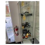CABINET CONTENTS - ASSORTED PARTS - LIGHTS, HOUR M