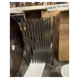 ROLLING STEEL ACCORDION EXPANDABLE TRAFFIC FENCE -