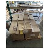 BOXES ASSORTED INSULATOR PLATES & HORSE SHOE ASSEM