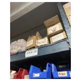 BOXES ASSORTED LIGHTS, CONNECTORS, SWITCHES, ETC -