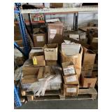 BOXES ASSORTED GASKETS, SCREWS, WASHERS, PINS, ETC