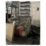 METAL VENTILATED FOLDING PALLET WITH CONTENTS - EL