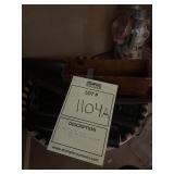 ASSORTED DECOR - GLASS CONTAINERS, BOTTLES, PLATTE