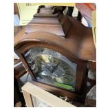 GERMAN KEY WIND TEMPUS FUGIT CHIMES CLOCK
